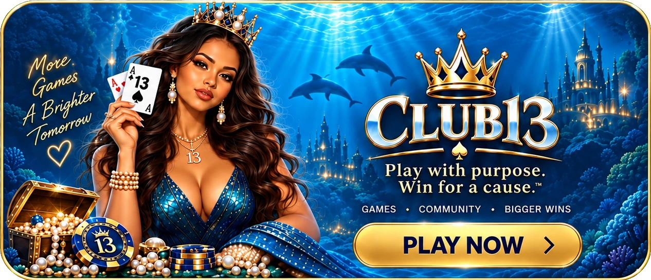CLUB13 — Play with purpose. Win for a cause.
